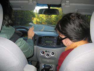 new hampshire couple in car