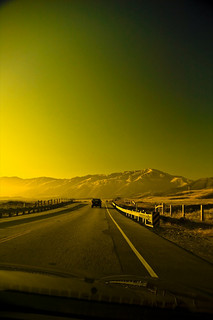 side road in California