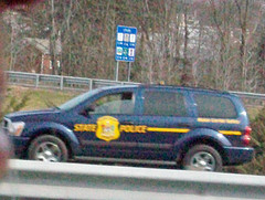 Delaware state police car