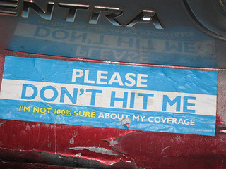 please dont hit me sign