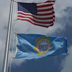 south dakota state us flag