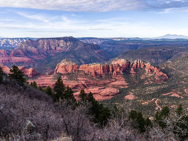 Red rock formations near Sedona, Arizona