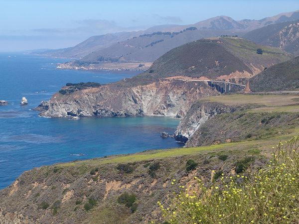 Highway 1 along the Big Sur coast, California